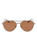Serengeti Unisex Sonnenbrillen Flieger Braun
