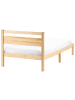 Beliani Kinderbett ECHALLON in Braun - (W) 97 x (H) 71 x (L) 208 cm
