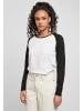 Urban Classics Long Sleef in white/black