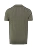 Finshley & Harding London Strick-Poloshirt in khaki
