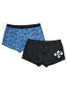 United Labels 2er Pack KISS Boxershorts in blau/schwarz