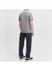 Jack and Jones T-Shirt JJGEPLAS Tee SS Crew Neck in Grau