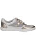 Caprice Sneaker in WHITE/LT GOLD