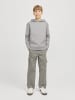 JACK & JONES Junior Kapuzenpullover in Ultimate Grey