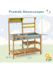 COSTWAY Matschküche Kinder Outdoor in Hellbraun