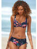 Sunseeker Bikini-Hose in marine-bedruckt