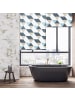 relaxdays Duschrollo Triangle in Bunt - (B)120 x (H)240 cm