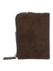 Zwei Mademoiselle Geldbörse 10 cm nubuk espresso