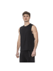 Tond Schwarz Baumwolle Herren Tank Top