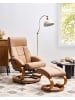 Beliani Fernsehsessel FORCE in Beige/Braun - (W) 66 x (H) 98 x (L) 81 cm