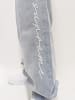 DADA Baggy Pants Supreme Fit Jeans mit Logo-Stitching in Blau