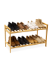 relaxdays Schuhregal in Natur - (B)69 x (H)40 x (T)27 cm