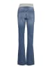 mama licious Umstandsjeans mit Schlag in Medium Blue Denim
