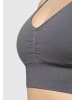 SMILODOX Sport BH Maria Solid Scrunch in Anthrazit