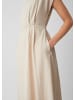 comma Kleid lang in Beige