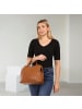Florence Leder Handtasche Florence Tasche hellbraun ca. 31cm