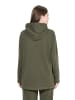 Ulla Popken Sweatshirt in olivgrau