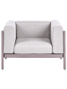 Beliani 2er-Set Sessel FERRETTI in Grau/Beige