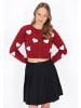 myMo Cardigan in wine red
