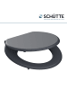 Franz Joseph Schütte MDF WC-Sitz SPIRIT ANTHRAZIT, mit Absenkautomatik