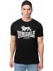 Lonsdale T-Shirt "Silverhill" in Schwarz