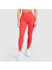 SMILODOX Kompression Leggings Amaze Ripp in Rot