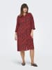 ONLY Carmakoma Kleid in Poppy Red