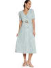Zero  Midikleid mit Gürtel in Blue/Cream
