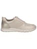 Caprice Sneaker in CREAM/GOLD