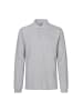 IDENTITY Polo Shirt stretch in Grau meliert