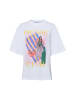 edited T-Shirt Xia in weiß pink