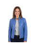 JILANI Lederjacke Lammnappa in Blau
