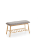 ebuy24 Sitzbank Karin Grau 90 x 34 cm