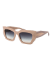 Ana Hickmann Frauen Sonnenbrille Katzenauge Beige