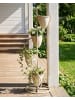 Beliani Outdoor Blumentopf BANEBERRY in Beige - (W) 24 x (H) 75 x (L) 24 cm