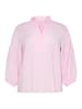 KAFFE curve Langarm-Bluse KClinna in Lilac Snow