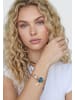 gaya Women Bracelet in Rose Gold Turquoise
