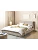 Beliani Doppelbett VINAY in Beige - (W) 176 x (H) 90 x (L) 233 cm