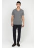 Matinique T-shirt Madelink Gerade Passform in Med.Grey Melange