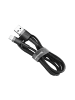 Wisam® Baseus QC3.0 2.4A Schnell-Ladekabel Lightning Kabel 2,4A 1m schwarz