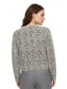 Betty Barclay Casual-Strickjacke mit aufgesetzten Taschen in Patch Grey/Beige