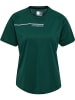 Hummel Hummel T-Shirt Hmlcourt Paddeltennis Damen Atmungsaktiv Leichte Design Schnelltrocknend in RAIN FOREST