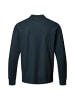 MCS Poloshirt Rockwall Long Sleeve in Dark Sapphire