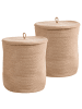 Beliani 2er-Set Korb SILOPI in Beige
