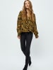 DESIRES Bluse in Black Print