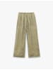 KOTON HOSEN in Khaki Gemustert