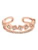 Steel_Art Ring mit Steinen Lina rose goldfarben in rosegoldfarben