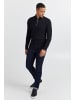 CASUAL FRIDAY Troyer Karlo structured zipper knit in Blau