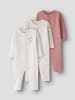 name it Schlafstrampler 3er-Pack Jersey Nbnnightsuit in buttercream