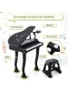 COSTWAY Keyboard 37 Tasten in Schwarz
